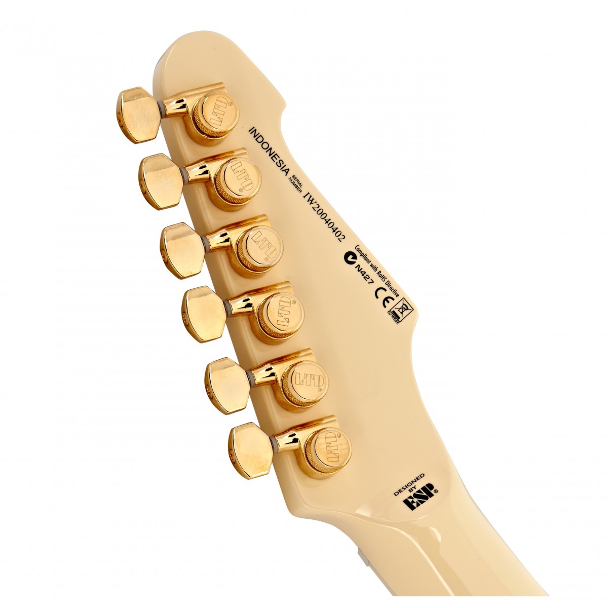 Ltd Phoenix 1000 Hs Seymour Duncan Ht Eb - Vintage White - Guitare Électrique RÉtro Rock - Variation 5
