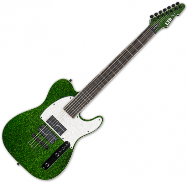 Ltd SCT-607 Baryton Stephen Carpenter - green sparkle 7 string