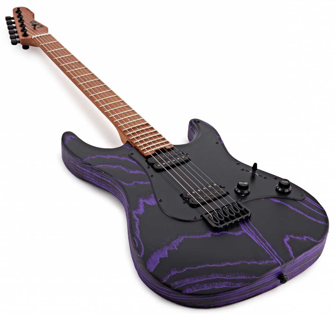 Ltd Sn1000ht 2h Seymour Duncan Ht Eb - Purple Blast - Guitare Électrique Forme Str - Variation 2