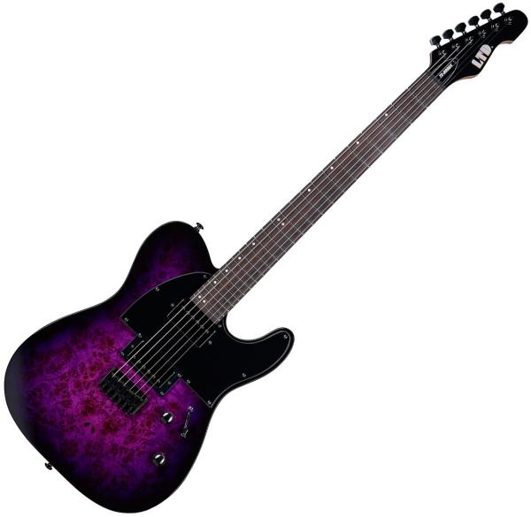 Ltd TE-200DX - purple burst Tel shape electric guitar