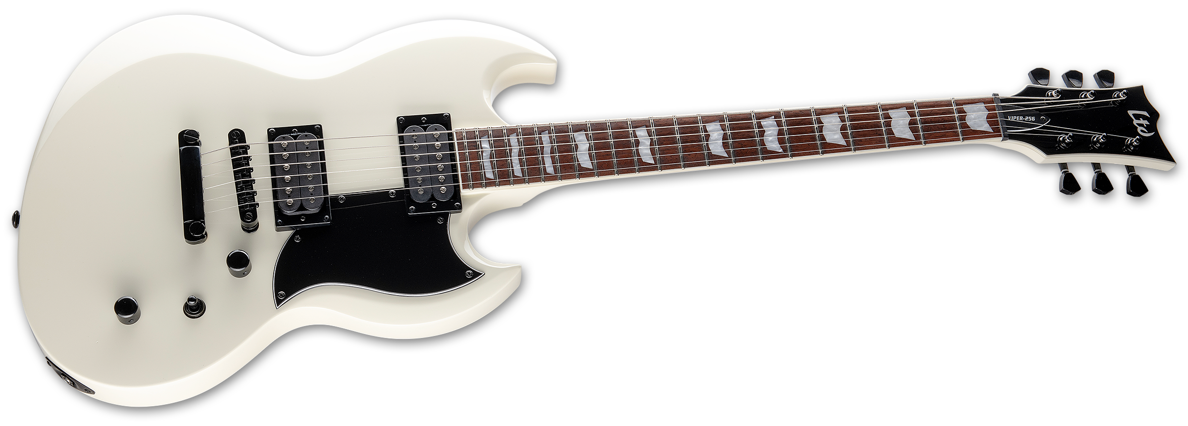 Ltd Viper-256 Hh Jat - Olympic White - Guitare Électrique MÉtal - Variation 2