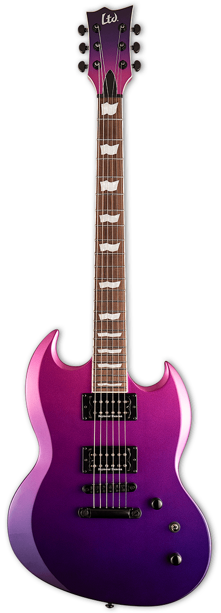 Guitare électrique LTD Viper 400, guitare électrique metal, guitare forme SG