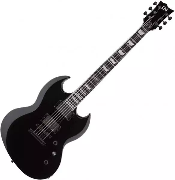 Guitare électrique solid body Ltd Viper-401 - Black