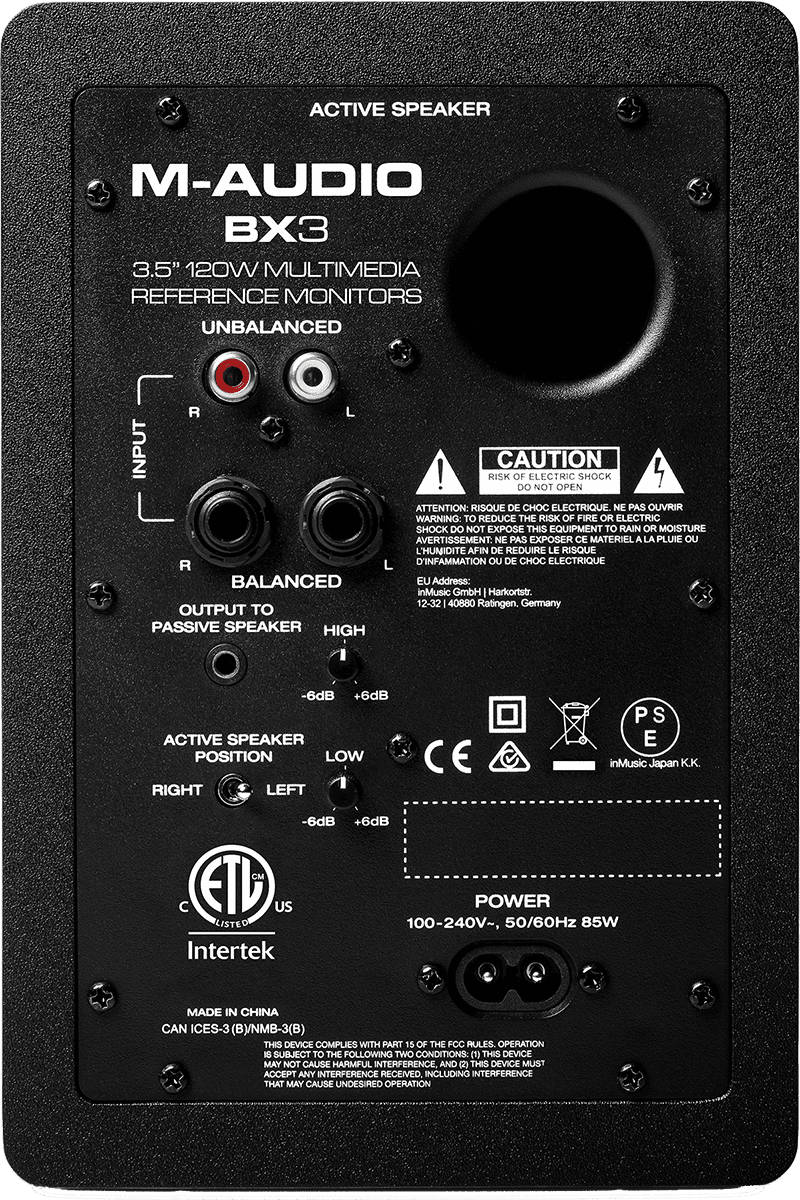M-audio Bx3d3 - La Paire - Enceinte Monitoring Active - Variation 2