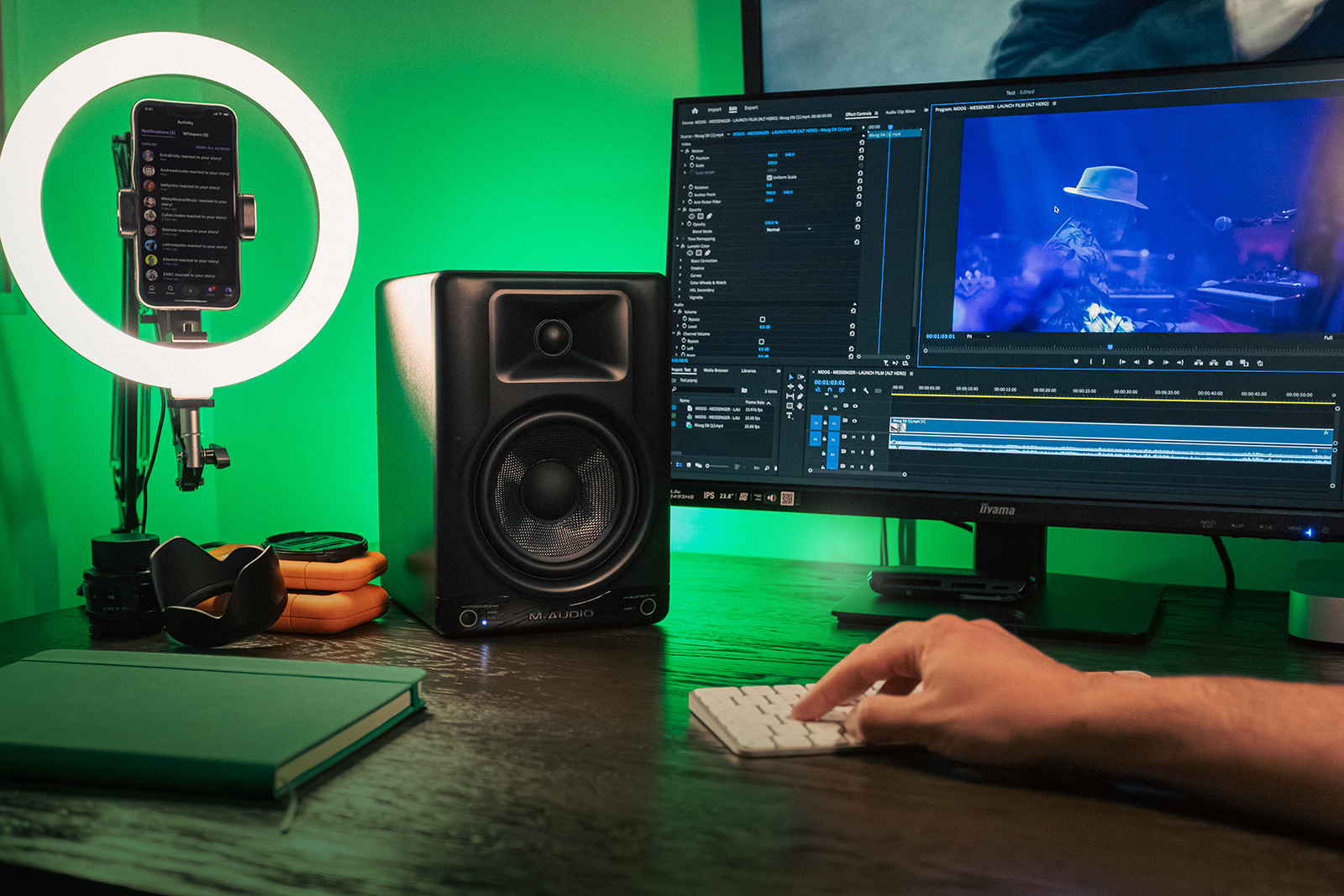 M-audio Bx5bt - La Paire - Enceinte Monitoring Active - Variation 7