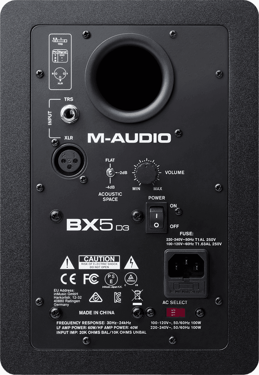 M-audio Bx5d3 Single - La PiÈce - Enceinte Monitoring Active - Variation 2