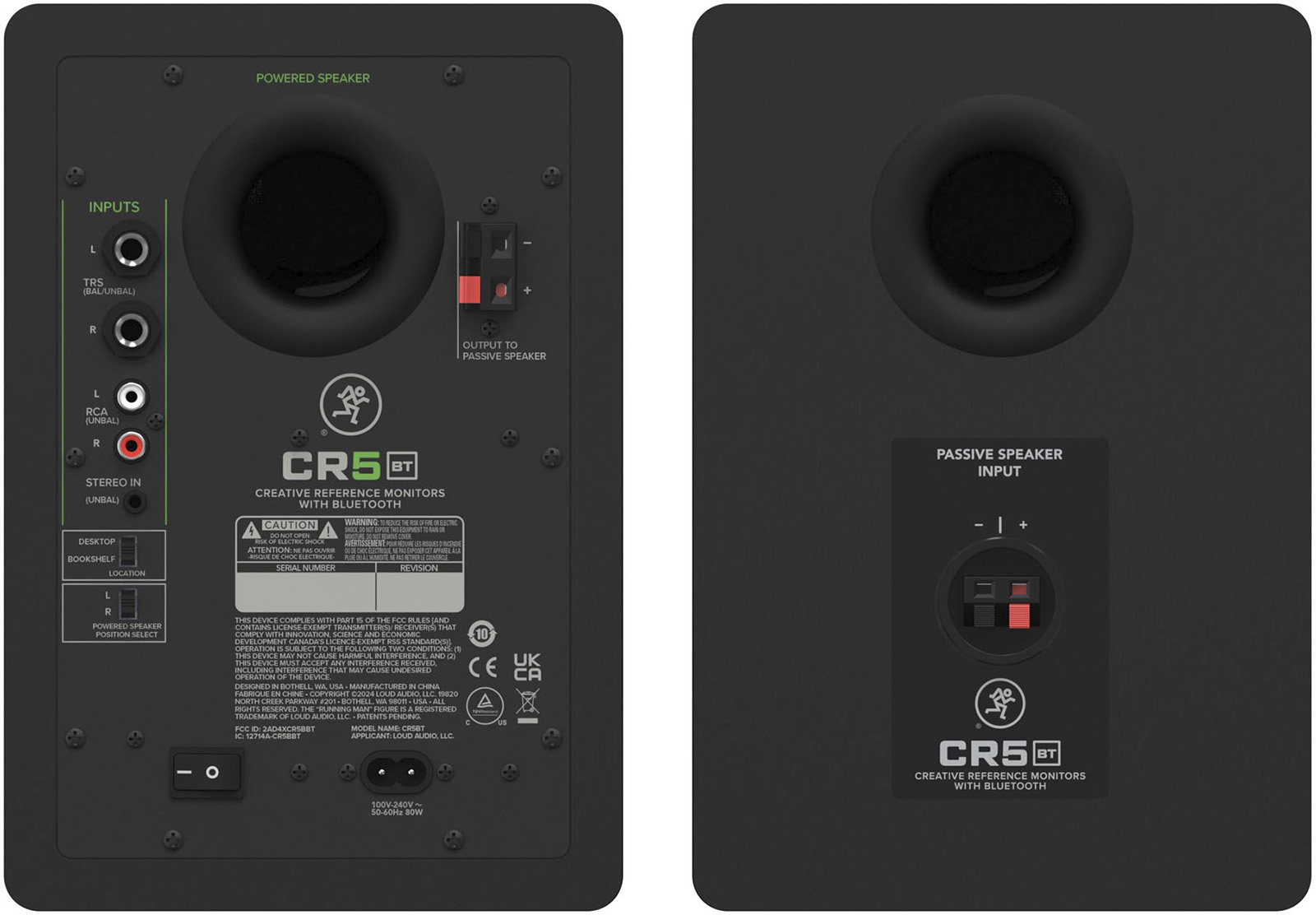 Mackie Cr5 Bt - La Paire - Enceinte Monitoring Active - Variation 3