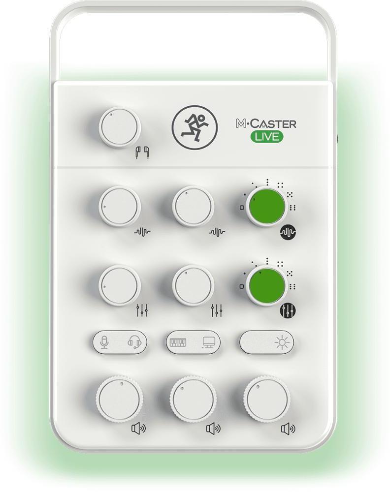 Carte son usb Mackie MCASTER-LIVE White