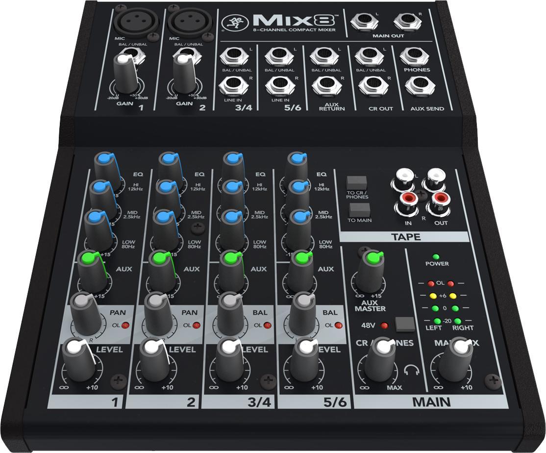 Table de mixage analogique Mackie Mix8