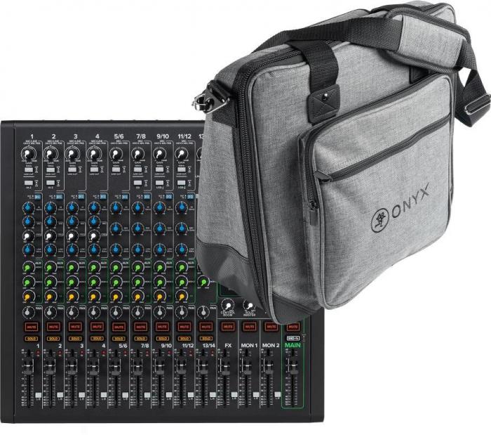 Table de mixage analogique Mackie ONYX 12 + Onyx 12 Bag