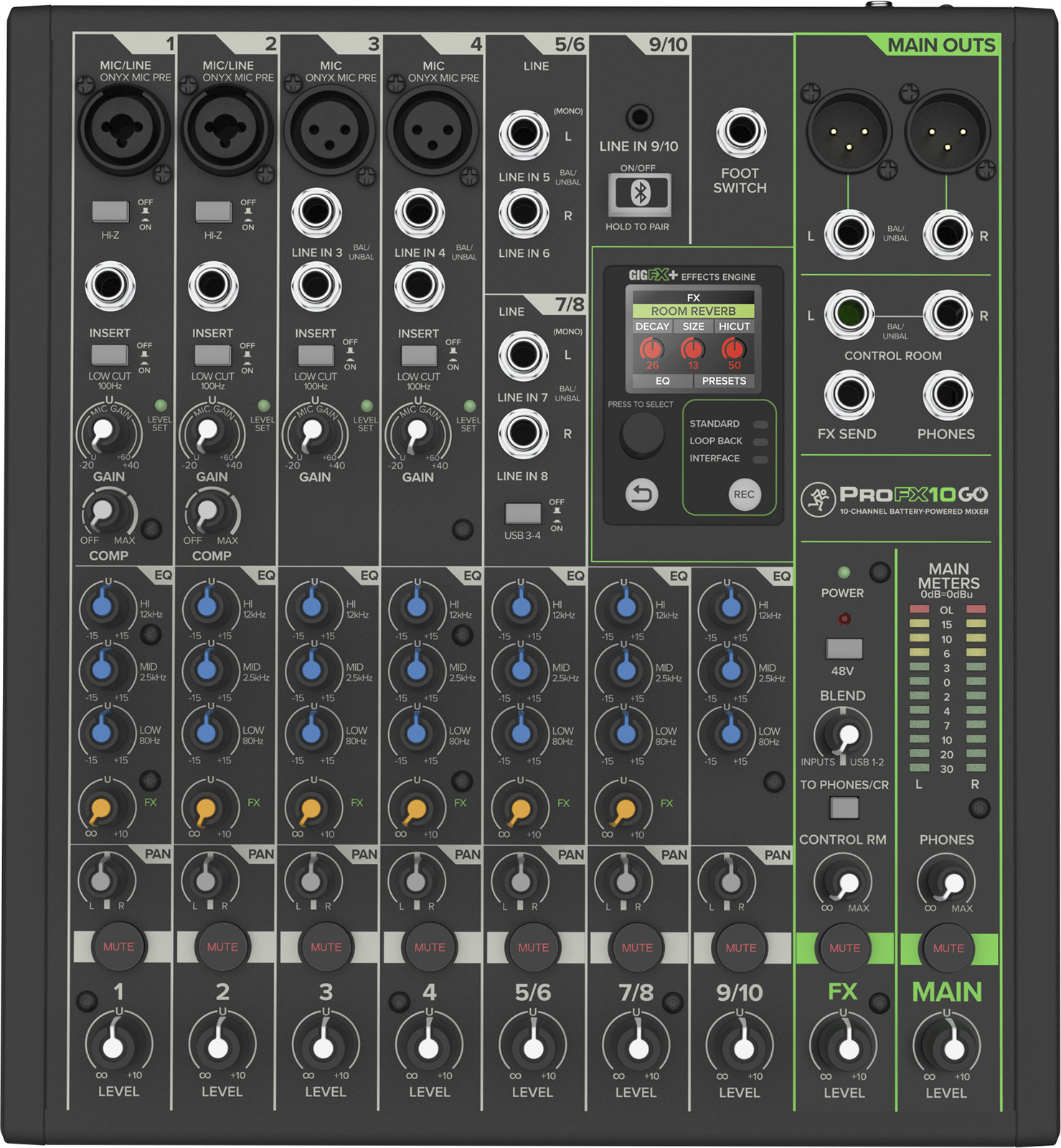 Mackie Profx10go - Table De Mixage Analogique - Main picture