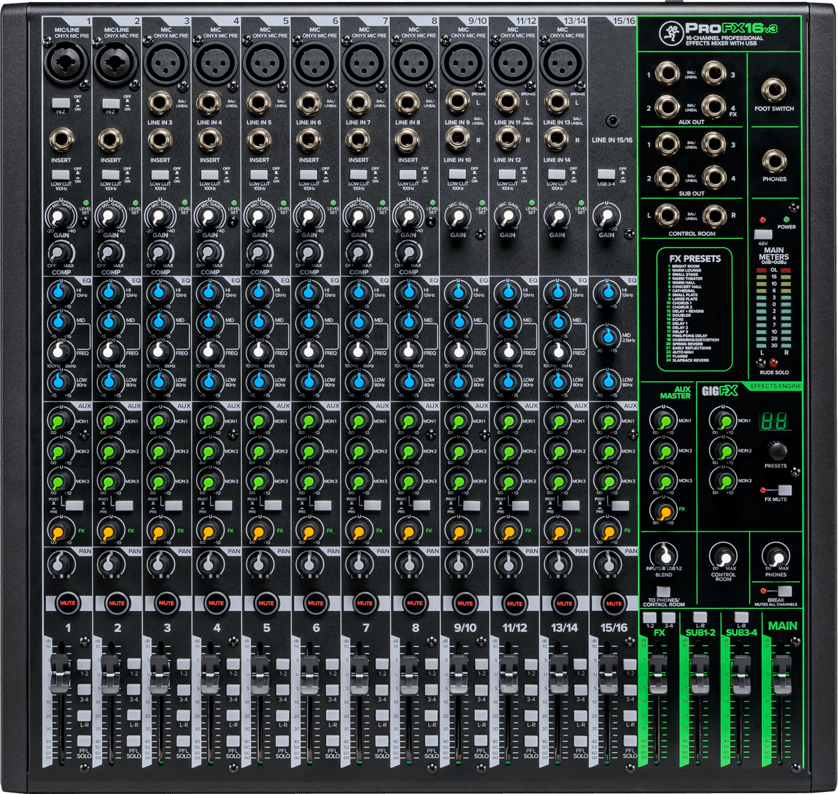 Mackie Profx16 V3 - Table De Mixage Analogique - Main picture