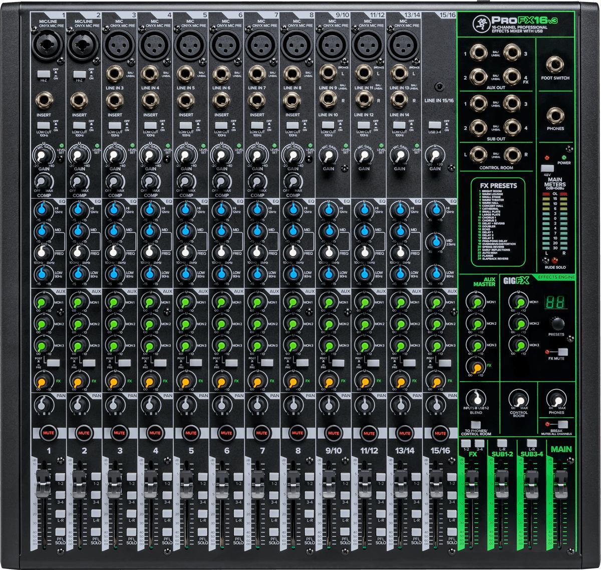 Table de mixage analogique Mackie Profx 16V3