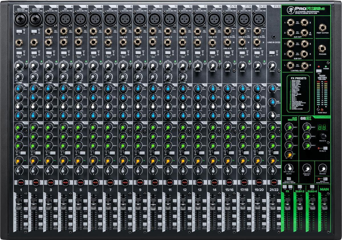 Table de mixage analogique Mackie PROFX22 V3