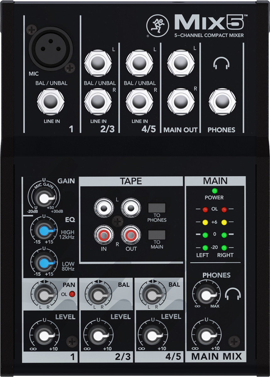 Mackie Mix5 - Table De Mixage Analogique - Variation 1