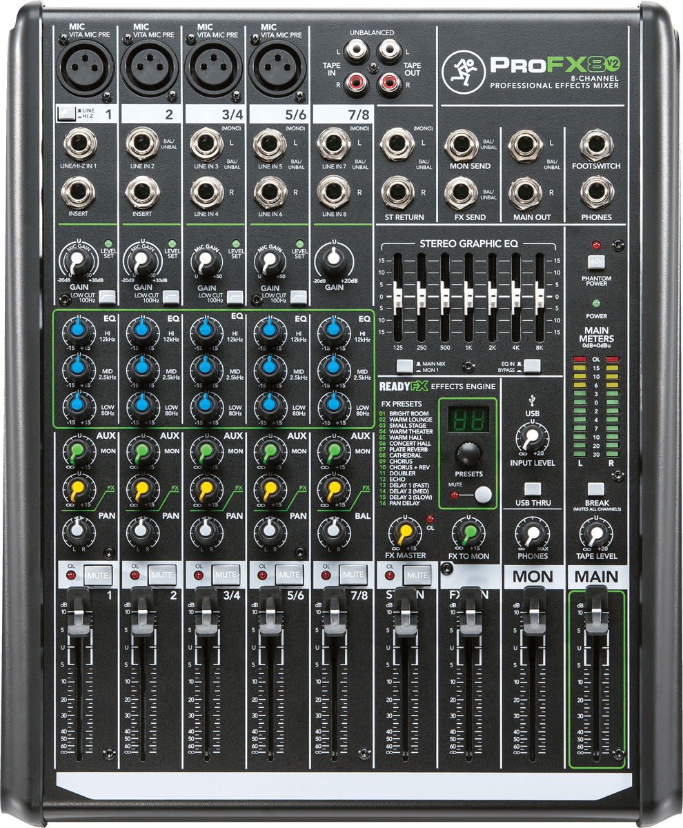 Mackie Profx8 V2 - Table De Mixage Analogique - Variation 2