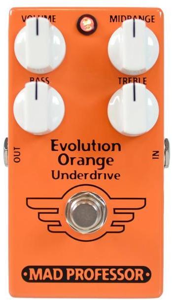 Pédale eq. / enhancer / buffer Mad professor Evolution Orange Underdrive