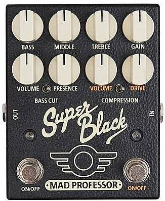 Mad Professor Super Black Overdrive - PÉdale Overdrive / Distortion / Fuzz - Main picture