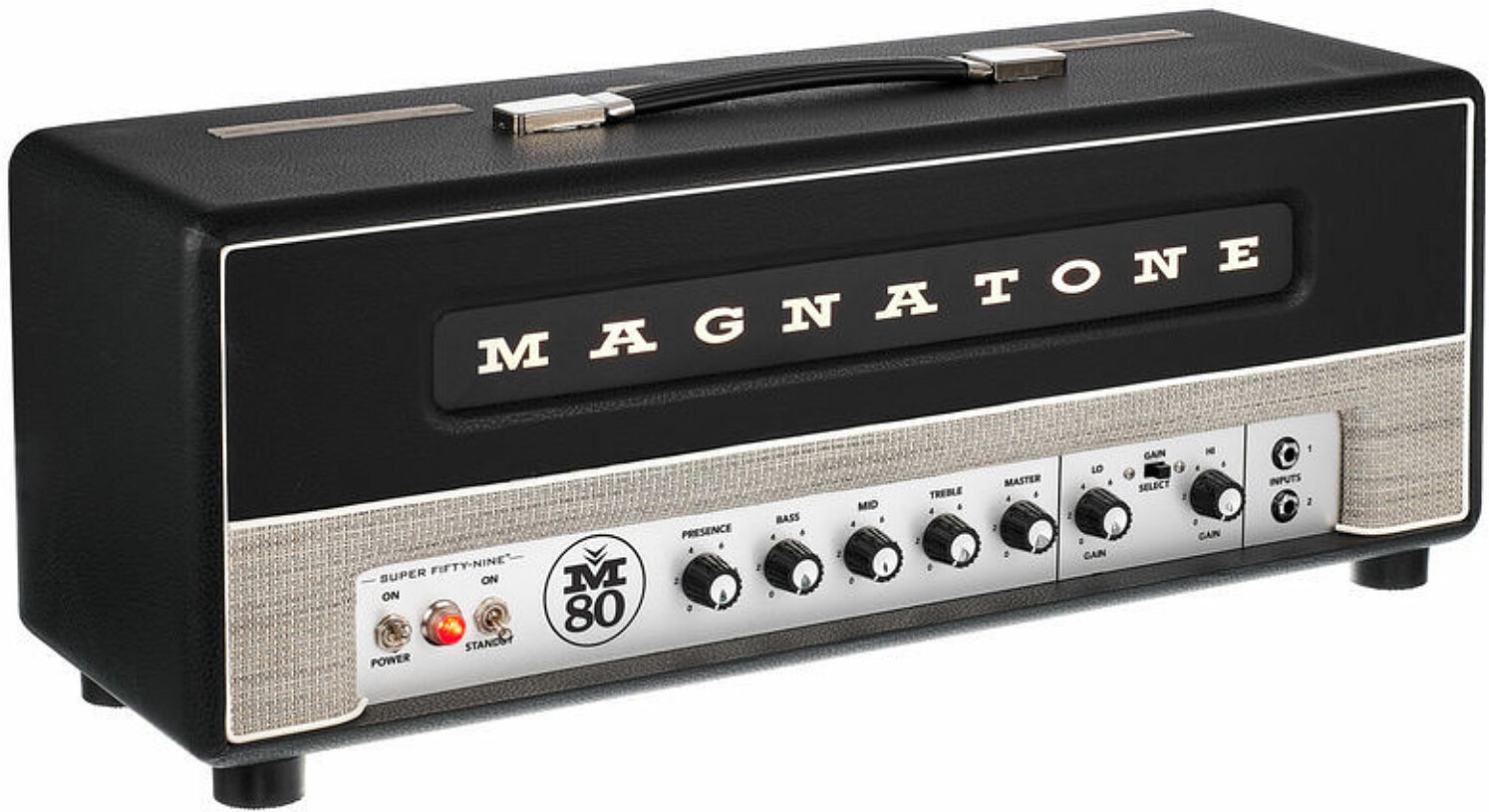 Magnatone Master Collection Super Fifty-nine M-80 Head 45w El34 - Ampli Guitare Électrique TÊte / PÉdale - Main picture