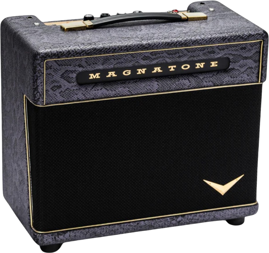 Magnatone Slash Baby M80 Combo Signature 12w 1x10 Purple Python - Ampli Guitare Électrique Combo - Main picture