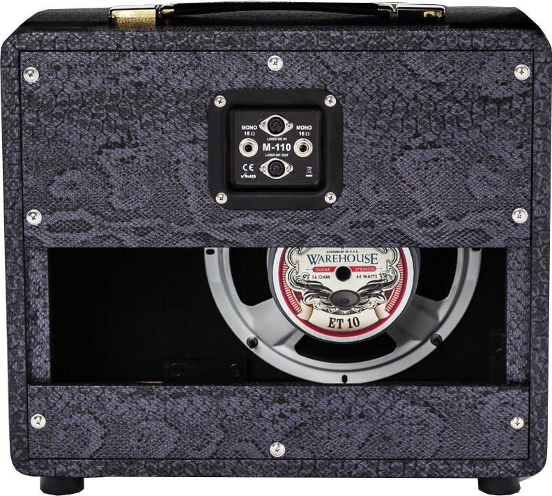 Magnatone Slash Baby M80 1x10 Guitar Cab. Signature 65w 8-ohms Purple Python - Baffle Ampli Guitare Électrique - Variation 1