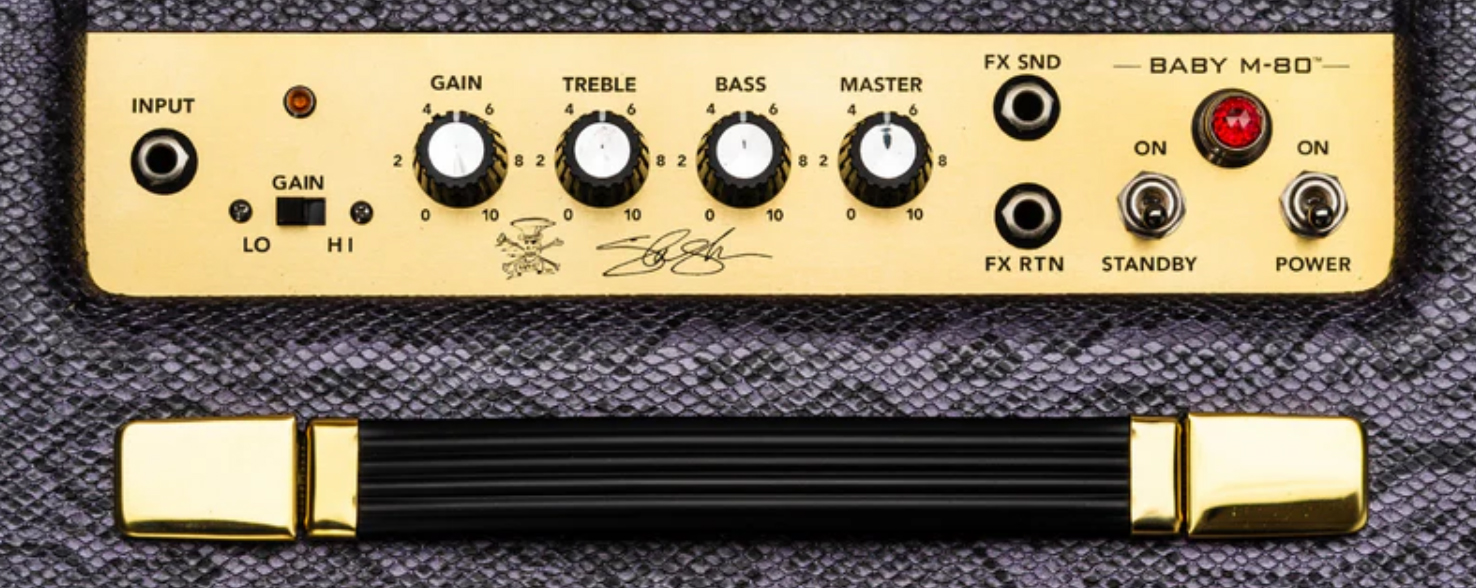 Magnatone Slash Baby M80 Combo Signature 12w 1x10 Purple Python - Ampli Guitare Électrique Combo - Variation 3