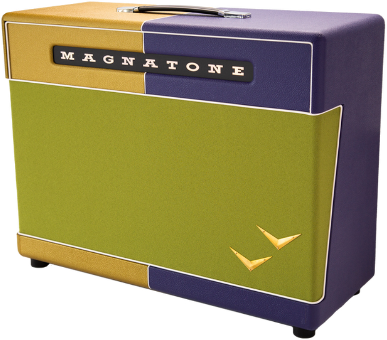 Magnatone Super Fifty-nine 2x12 Cabinet Master Collection 180w 8-ohms Mardi Gras - Baffle Ampli Guitare Électrique - Variation 1