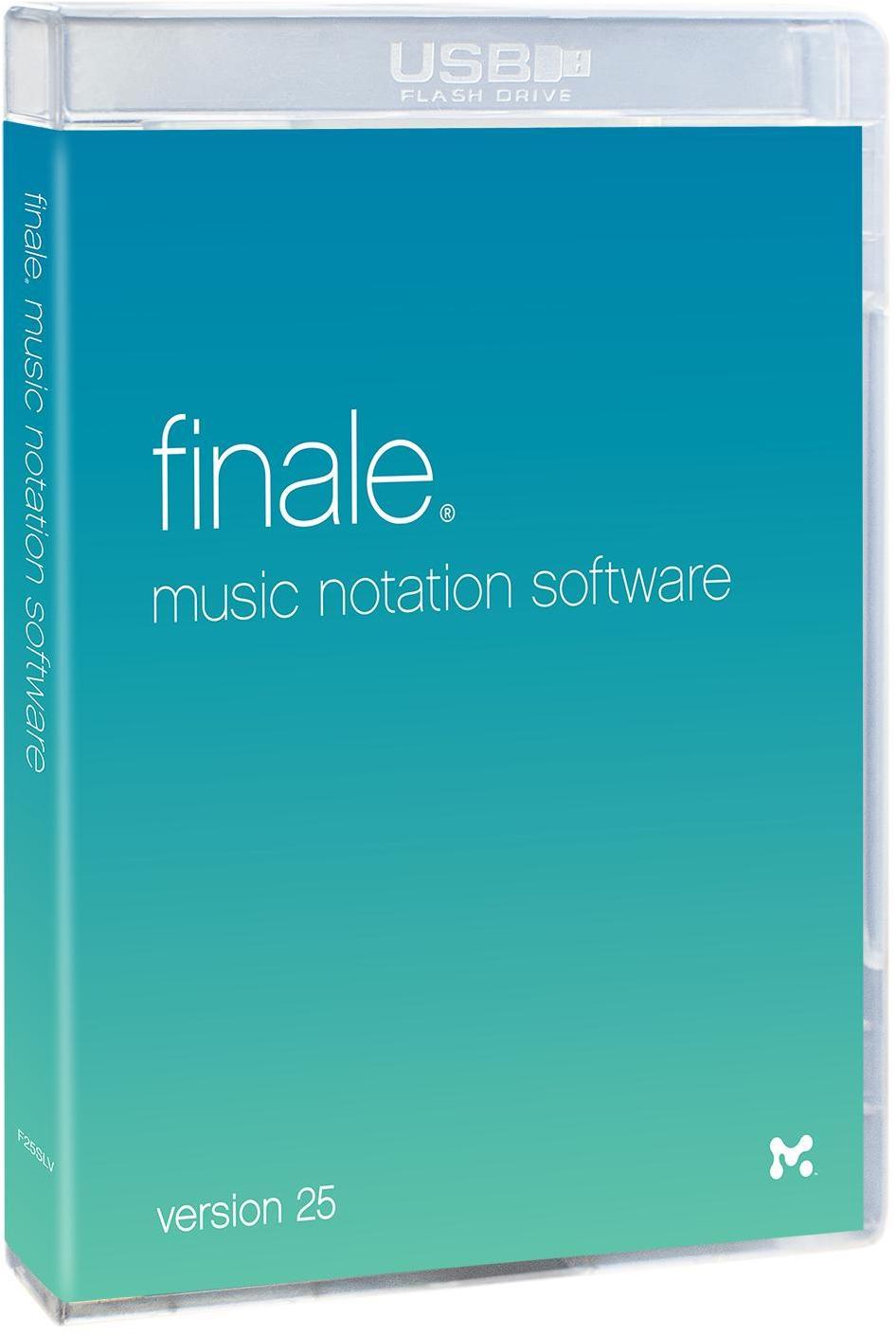Editeur de partitions Make music Finale 25 5 Postes - Version Française