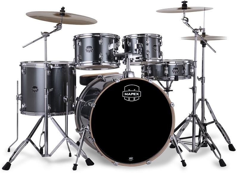 Mapex Venus Fusion 20'' - 5 FÛts - Steel Blue Metallic - Batterie Acoustique Fusion - Main picture