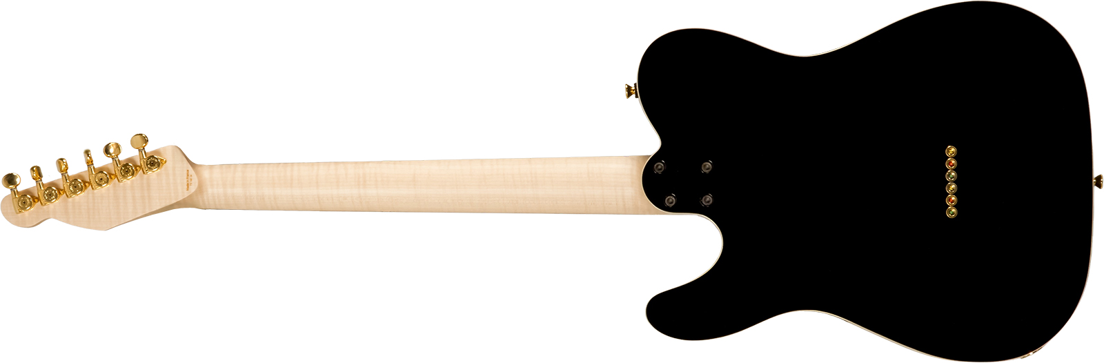 Marceau Guitars Elegante Custom Traditional Sh Ht Mn #t316024 - Black - Guitare Électrique Forme Tel - Variation 1