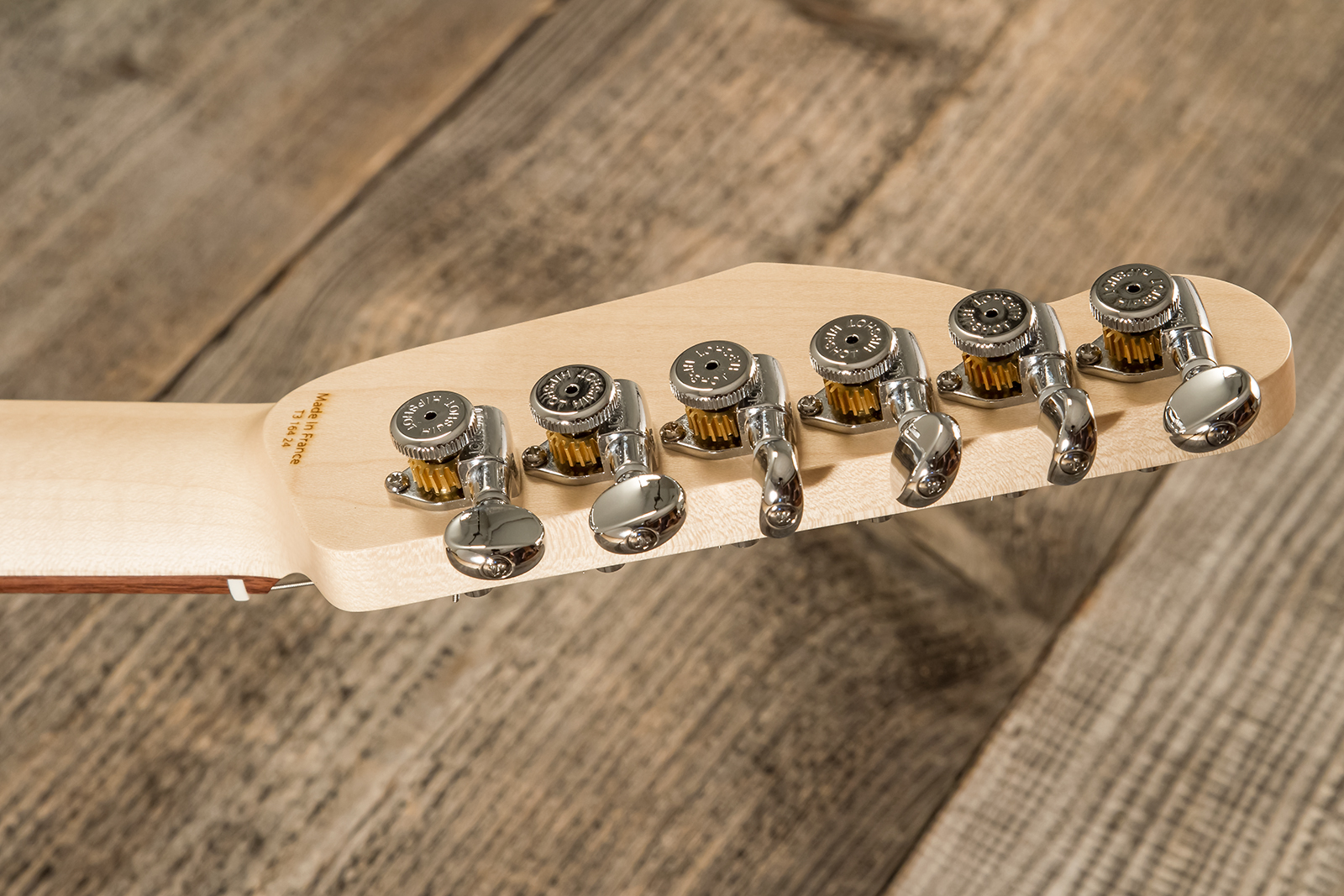 Marceau Guitars Elegante Traditional 2s Ht Pf #t316424 - Natural Satin - Guitare Électrique Forme Tel - Variation 10