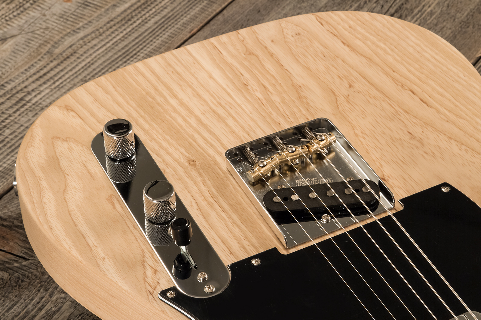 Marceau Guitars Elegante Traditional 2s Ht Pf #t316424 - Natural Satin - Guitare Électrique Forme Tel - Variation 3