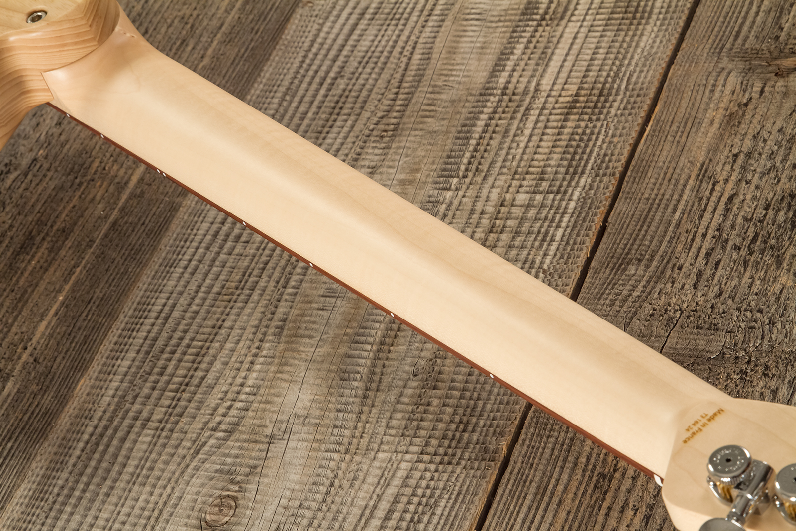 Marceau Guitars Elegante Traditional 2s Ht Pf #t316424 - Natural Satin - Guitare Électrique Forme Tel - Variation 8