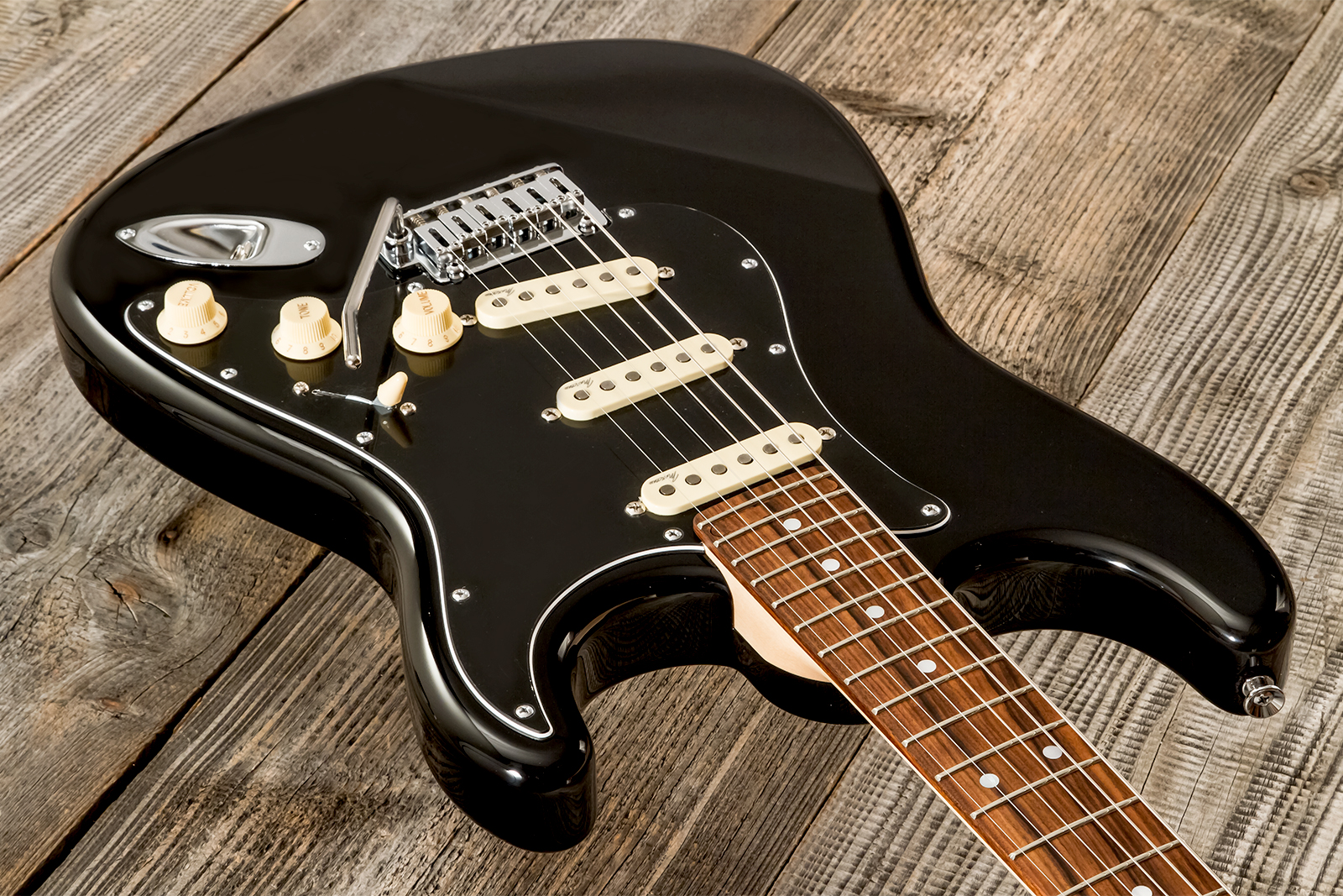 Marceau Guitars Experience Traditional 3s Trem Pf #t226724 - Black - Guitare Électrique Forme Str - Variation 2