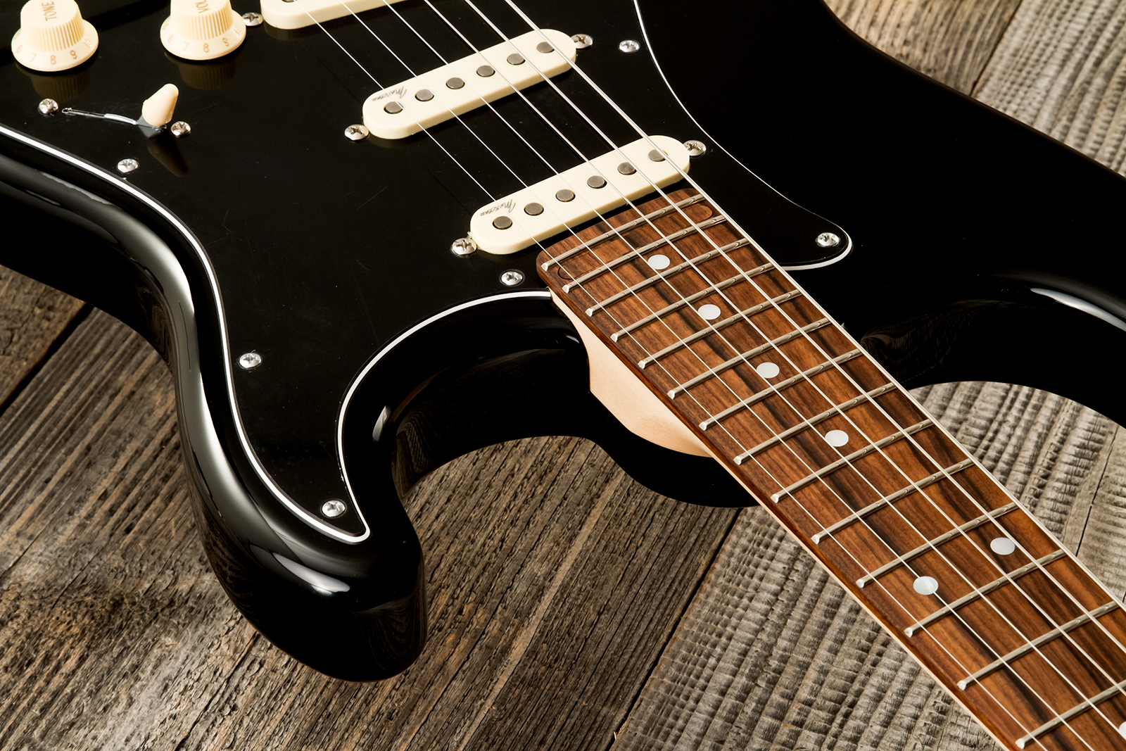 Marceau Guitars Experience Traditional 3s Trem Pf #t226724 - Black - Guitare Électrique Forme Str - Variation 4