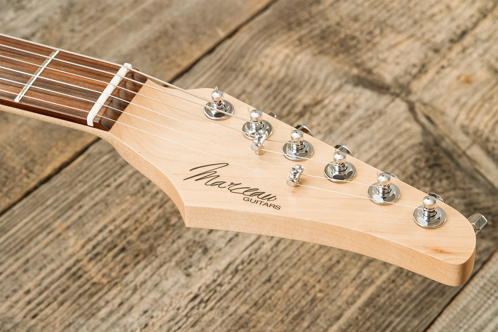 Marceau Guitars Experience Traditional 3s Trem Pf #t226724 - Black - Guitare Électrique Forme Str - Variation 6