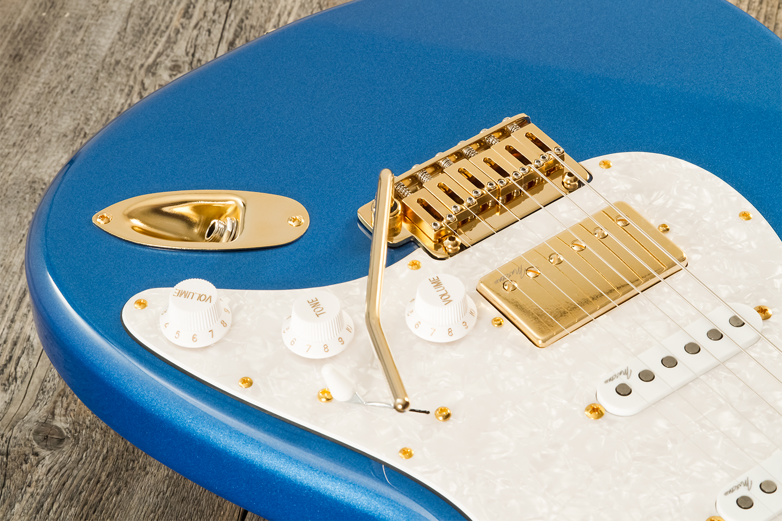 Marceau Guitars Experience Traditional Hss Trem Eb #t226424 - Lake Placid Blue - Guitare Électrique Forme Str - Variation 3