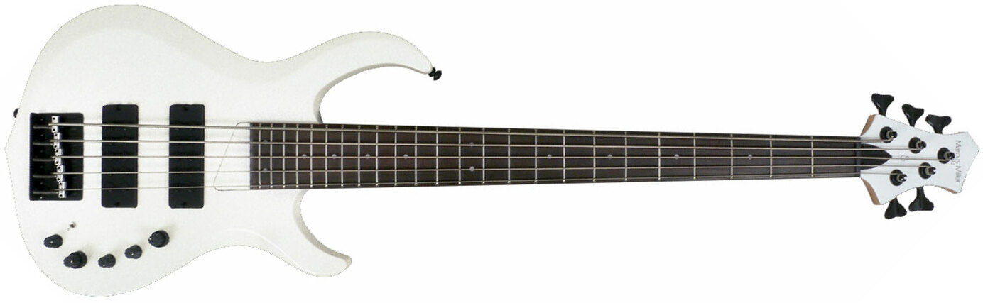 Marcus Miller M2 5st Whp Active Rw - White Pearl - Basse Électrique Solid Body - Main picture