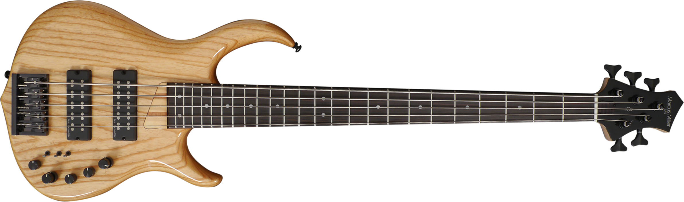 Marcus Miller M5 Swamp Ash 5st 5-cordes Active Eb - Natural - Basse Électrique Solid Body - Main picture