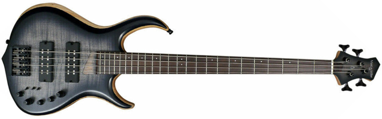 Marcus Miller M7 Ash 4st 2nd Generation Eb Sans Housse - Trans Black Satin - Basse Électrique Solid Body - Main picture