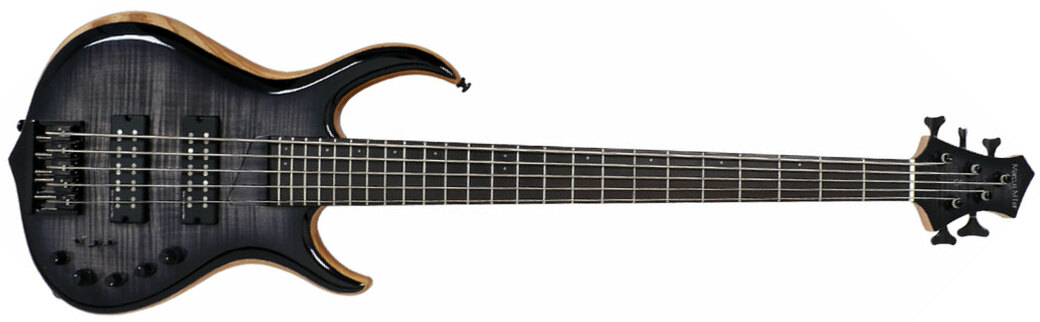 Marcus Miller M7 Ash 5st 2nd Generation Eb Sans Housse - Trans. Black Burst - Basse Électrique Solid Body - Main picture