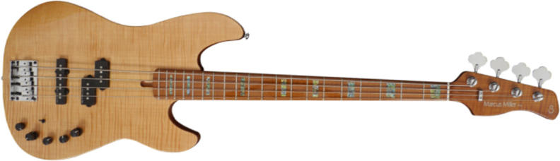 Marcus Miller P10 Alder 4st Active Mn - Natural - Basse Électrique Solid Body - Main picture