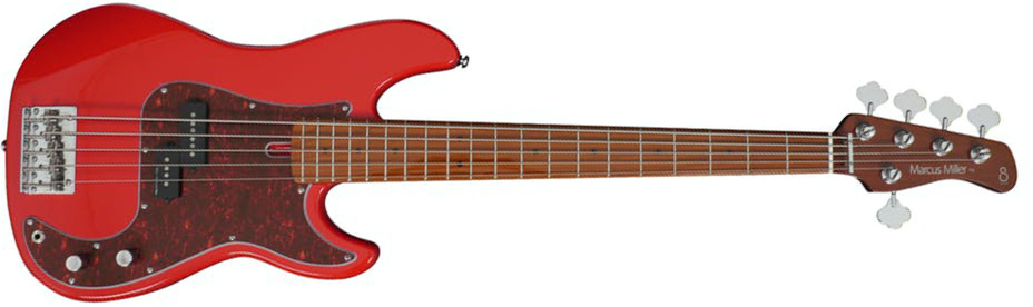 Marcus Miller P5 Alder 5st Mn - Dakota Red - Basse Électrique Solid Body - Main picture