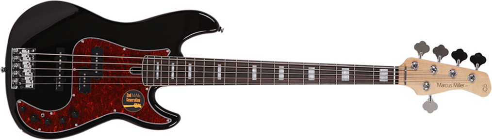 Marcus Miller P7 Alder 5st 2nd Generation 5c Active Eb Sans Housse - Black - Basse Électrique Solid Body - Main picture