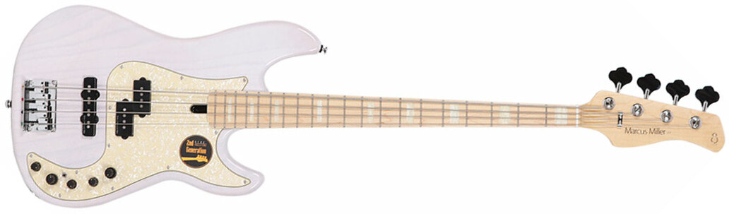 Marcus Miller P7 Ash 4-string 2nd Generation Mn Sans Housse - White Blonde - Basse Électrique Solid Body - Main picture