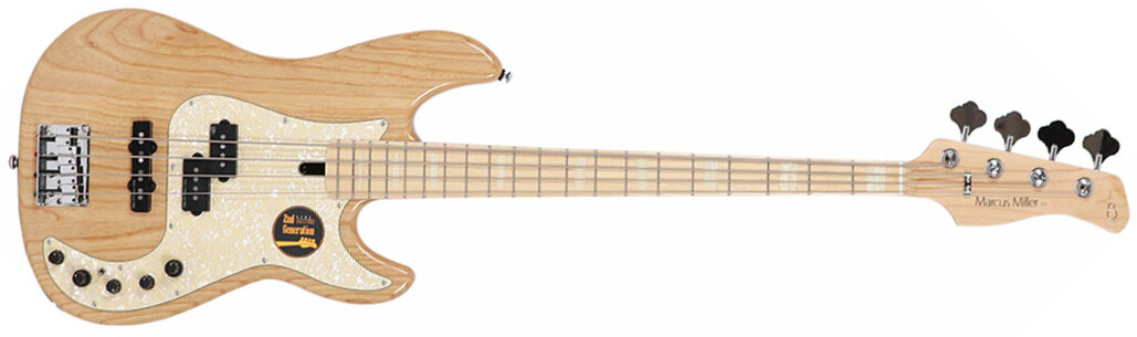 Marcus Miller P7 Ash 4-string 2nd Generation Mn Sans Housse - Naturel - Basse Électrique Solid Body - Main picture