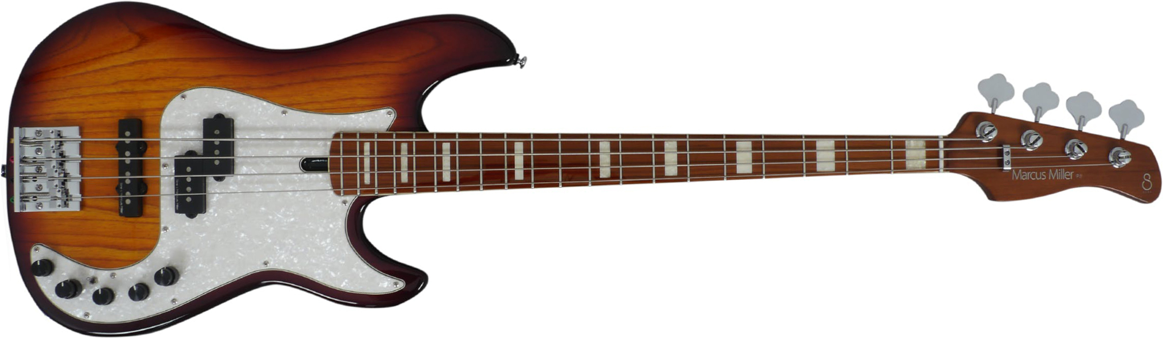 Marcus Miller P8 4st Active Mn - Tobacco Sunburst - Basse Électrique Solid Body - Main picture