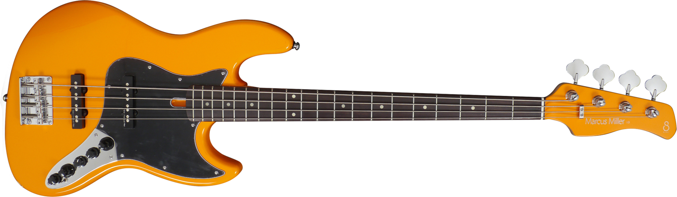 Marcus Miller V3 4st 2nd Generation Active Rw Sans Housse - Orange - Basse Électrique Solid Body - Main picture