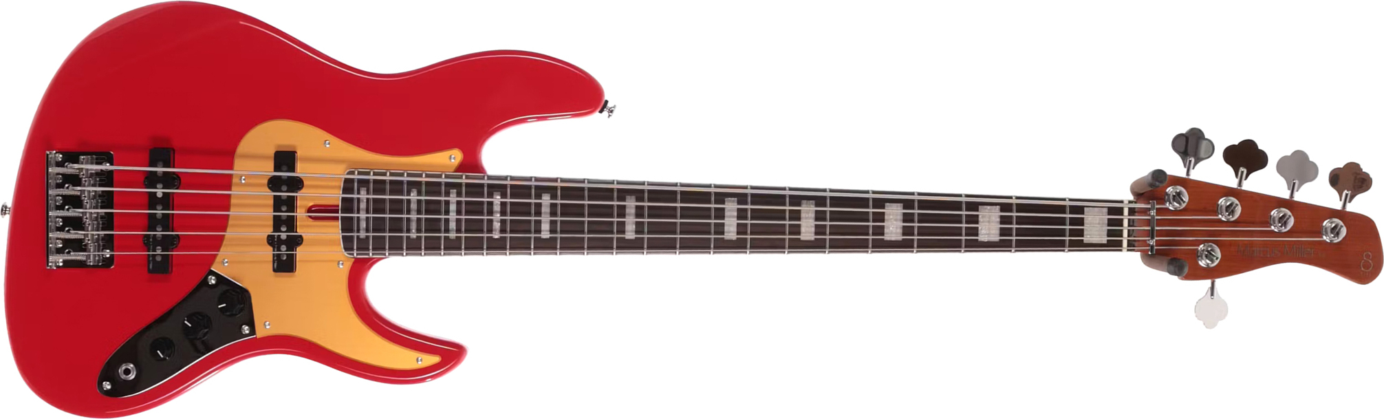 Marcus Miller V5 24 Fret 5st 5c Rw - Dakota Red - Basse Électrique Solid Body - Main picture