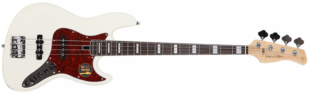 Marcus Miller V7 Alder 4st 2nd Generation Fretless Eb Sans Housse - Antique White - Basse Électrique Solid Body - Main picture